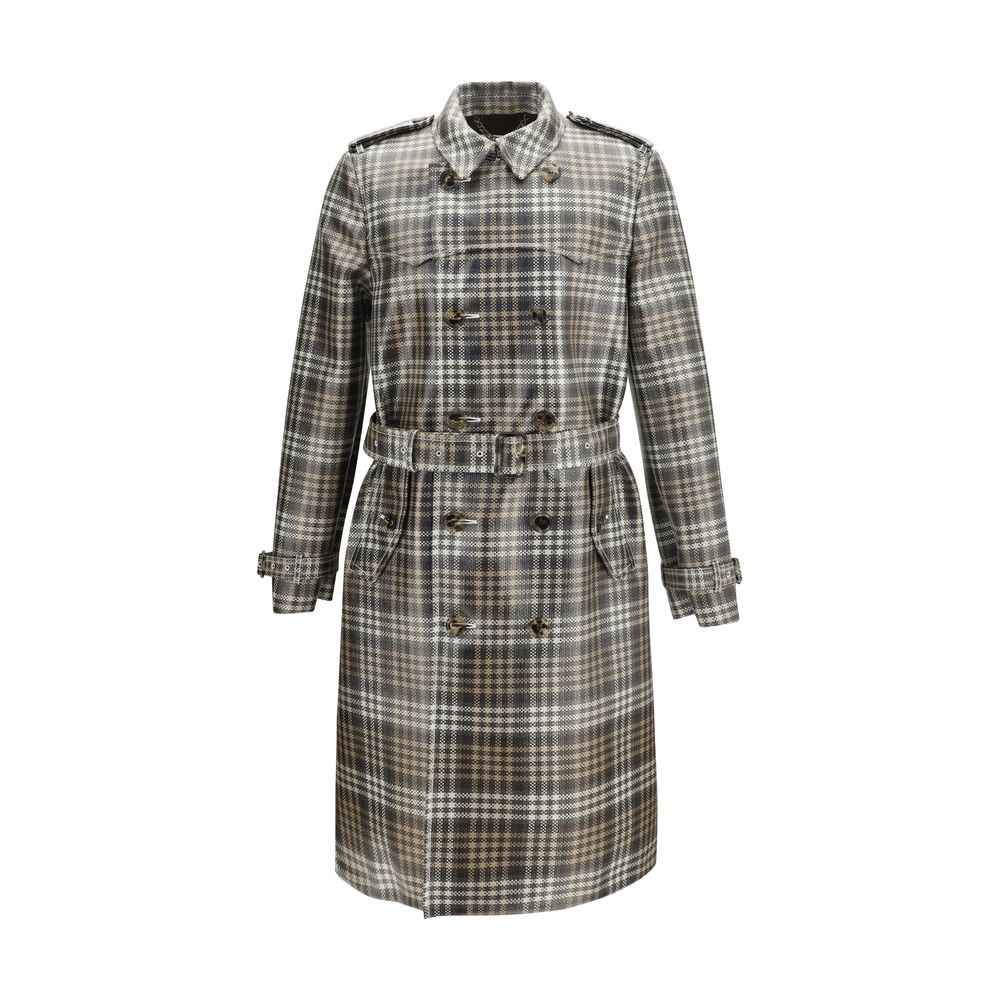 Burberry Brown Polyester Trench Coat