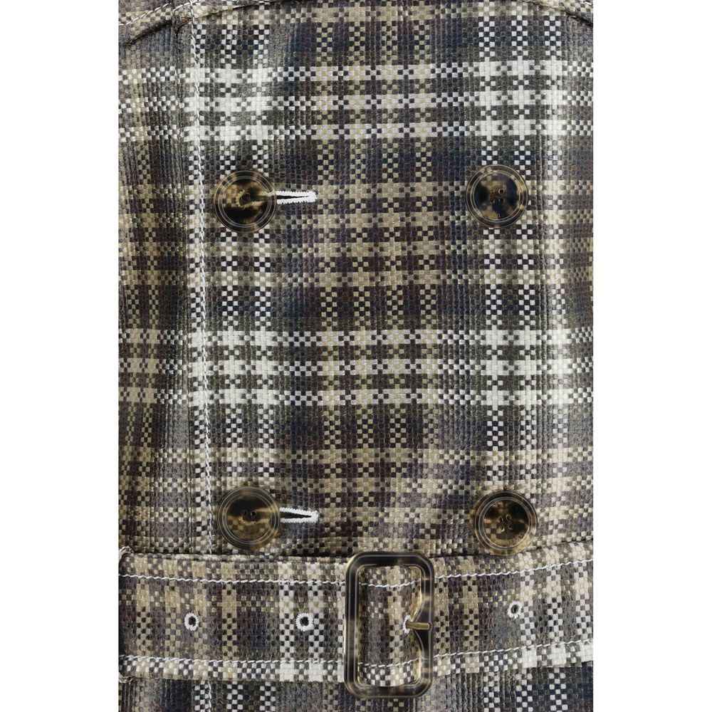 Burberry Brown Polyester Trench Coat