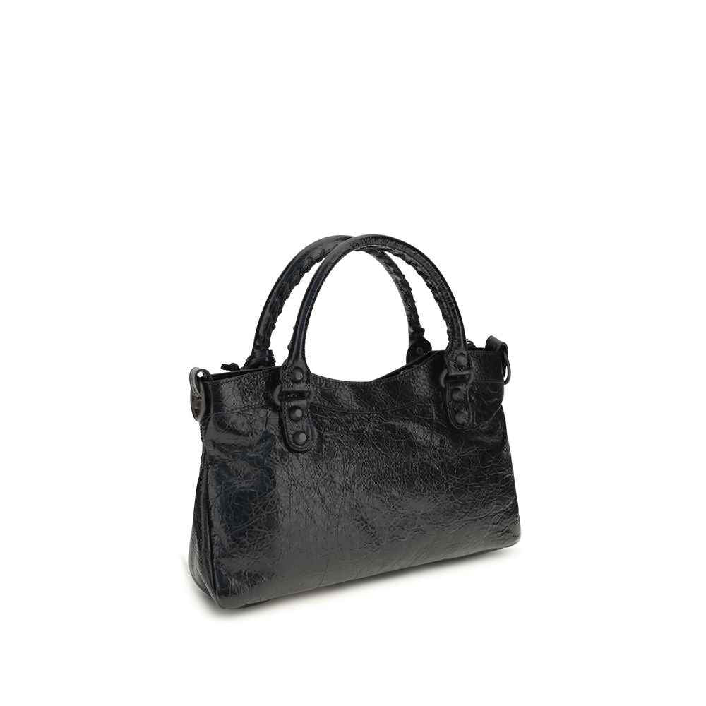 Balenciaga Black Lamb Ovis Aries Aries Shoulder Bag