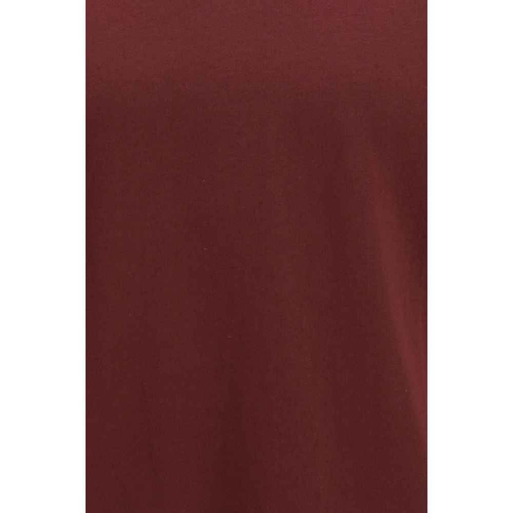 Comme Des Garçons Bordeaux Cotton T-Shirt