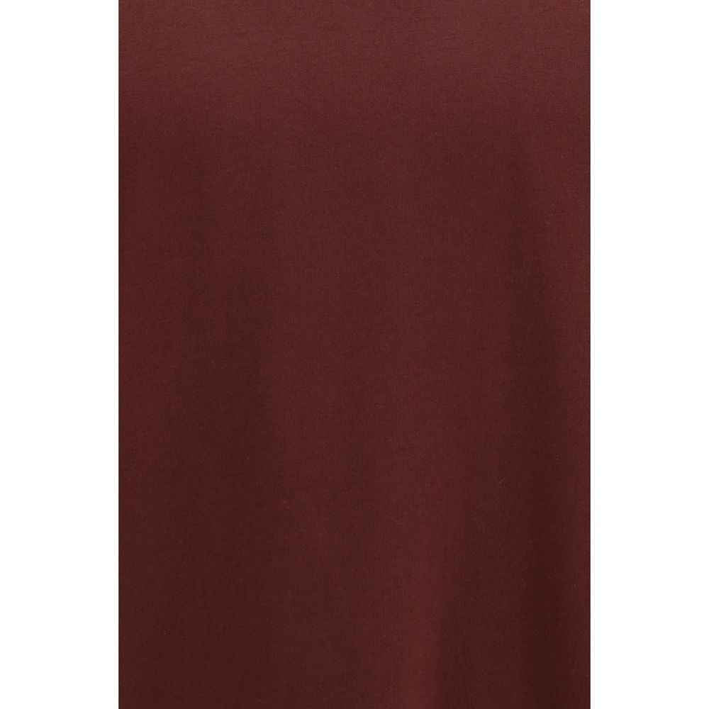 Comme Des Garçons Bordeaux Cotton T-Shirt