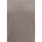 Brunello Cucinelli Gray Cotton Polo Shirt