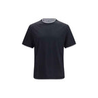 Brunello Cucinelli Black Silk T-Shirt