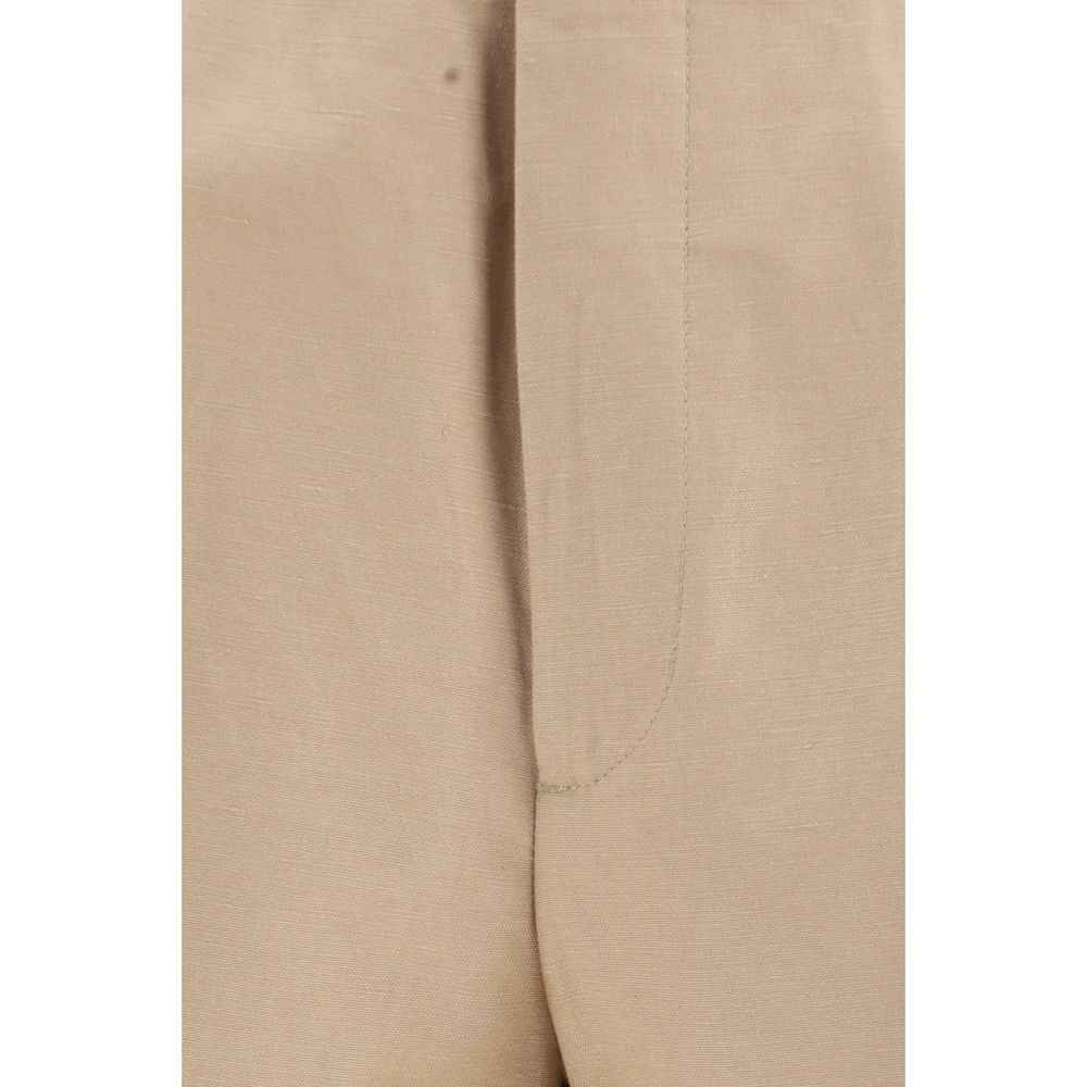 Brunello Cucinelli Beige Cotton Bermuda Shorts