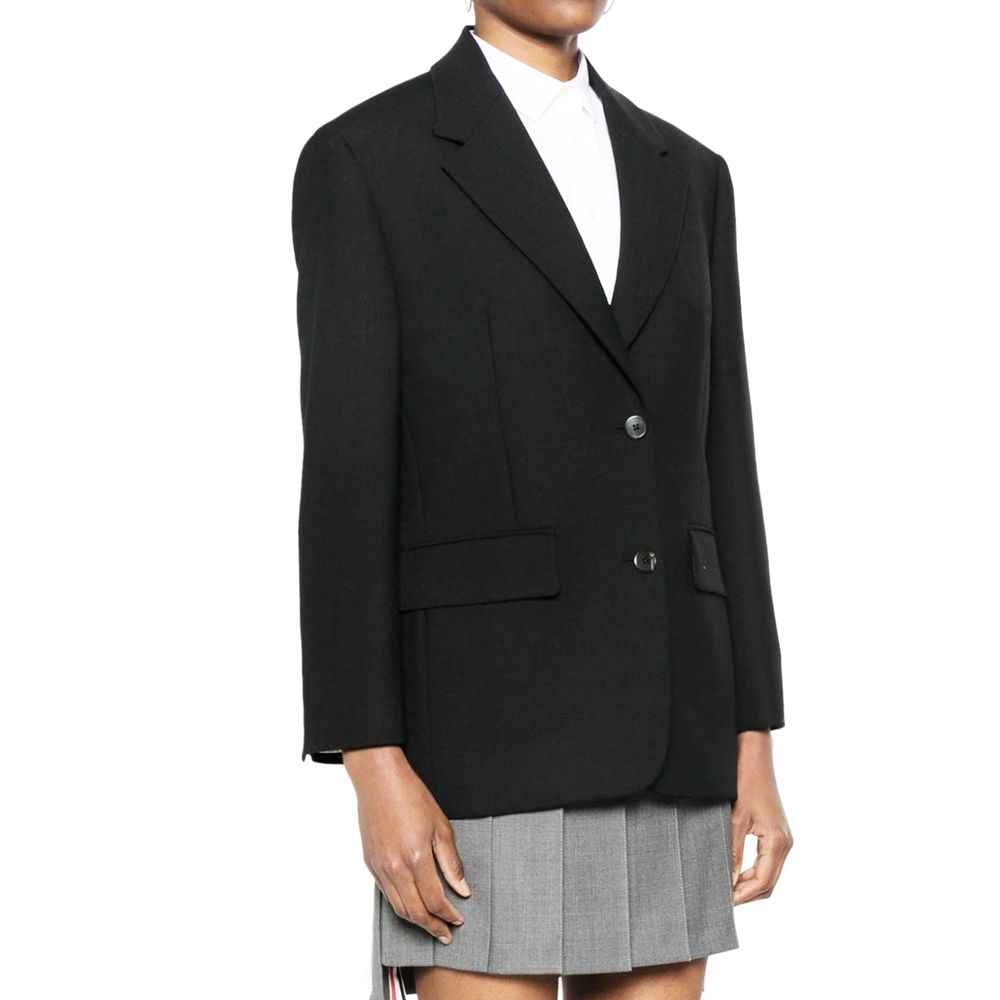 Prada Black Virgin Wool Blazer