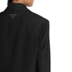 Prada Black Virgin Wool Blazer