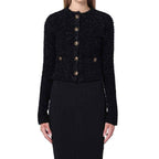 Balenciaga Black Cotton Cardigan