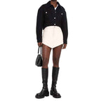 Alexander McQueen Black Cotton Denim Jacket