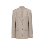 Prada Beige Mohair Blazer