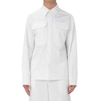 Jil Sander White Cotton Dress Shirt