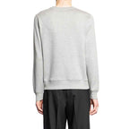 Valentino Gray Cotton Sweatshirt