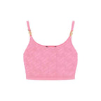 Versace Multicolor Elastane Tank Tops