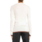 Gucci White Silk T-Shirt