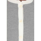 Thom Browne Gray Wool Cardigan
