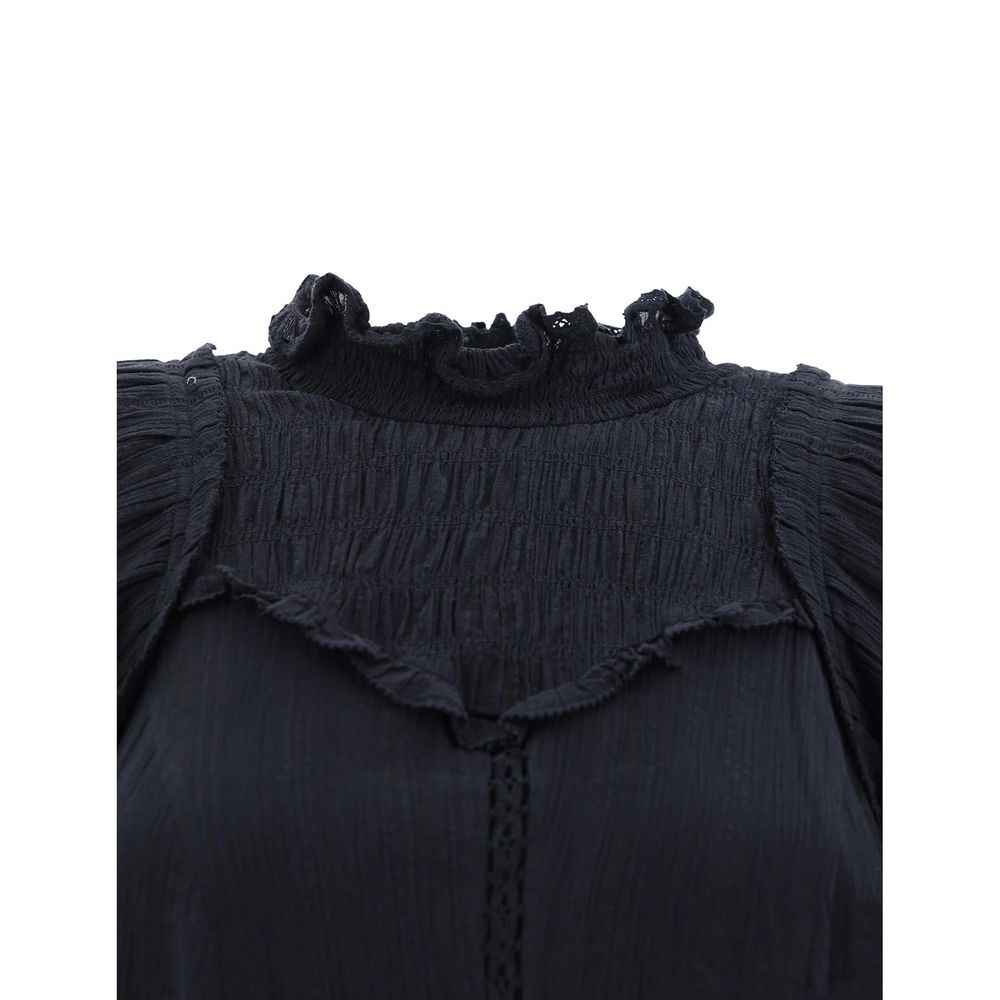 ISABEL MARANT ETOILE Black Cotton Casual Dress