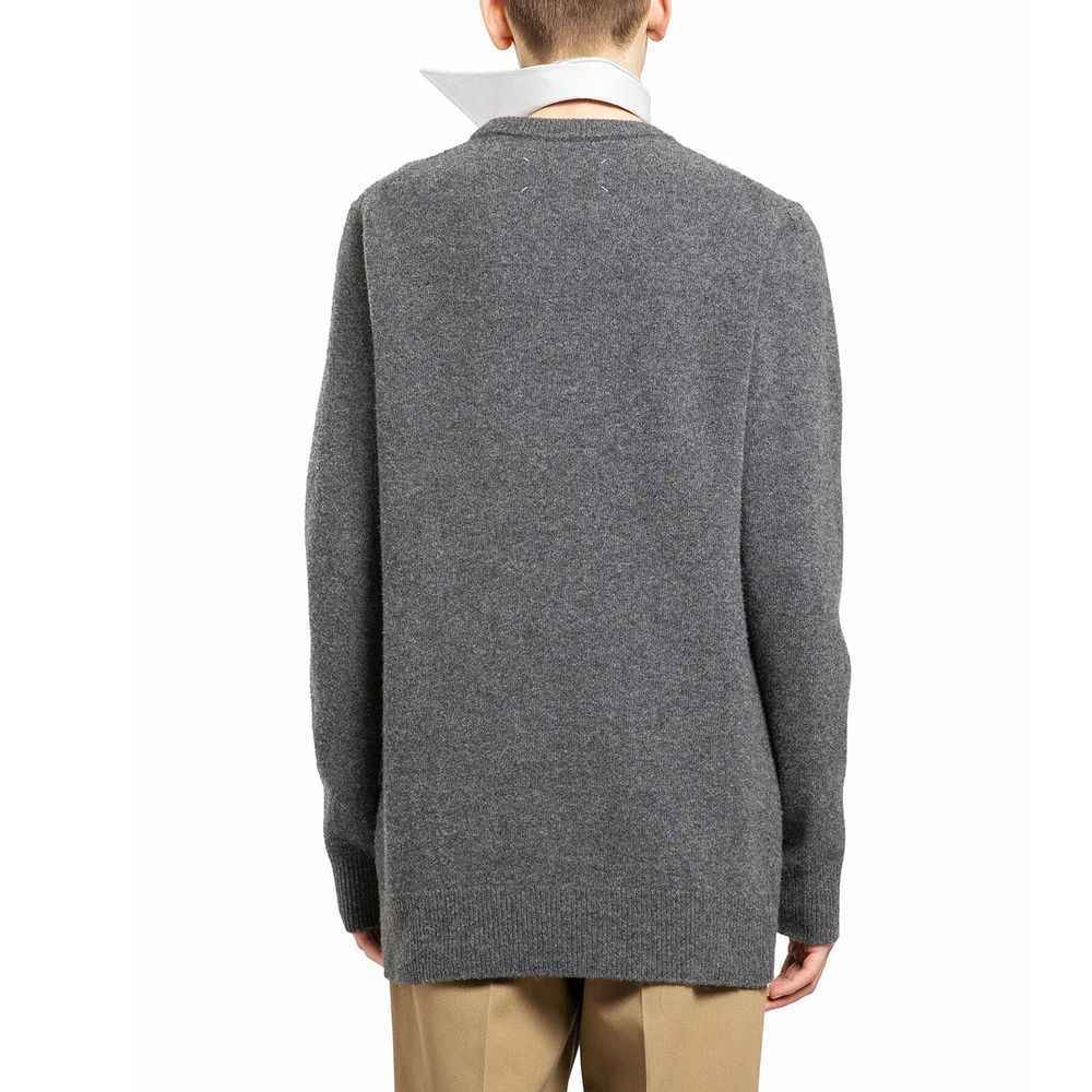 Maison Margiela Gray Wool Sweatshirt