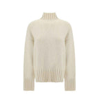 Jil Sander White Silk Sweatshirt