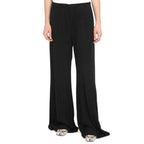 Maison Margiela Black Viscose Casual Pants