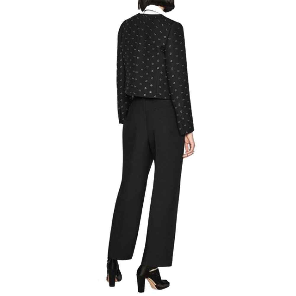 Dior Black Wool Casual Pants