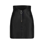 Fiorucci Black Lamb Leather Mini Skirt