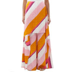 Fendi Multicolor Silk Pants