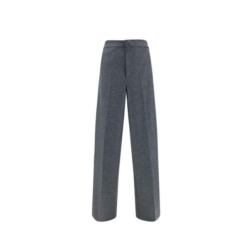 Jil Sander Gray Wool Casual Pants