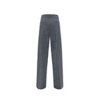 Jil Sander Gray Wool Casual Pants