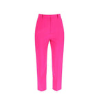 Alexander McQueen Multicolor Wool Cropped Pants