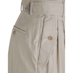 Prada Beige Cotton Cargo Pants