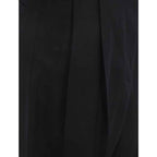 Salvatore Ferragamo Black Silk Casual Pants