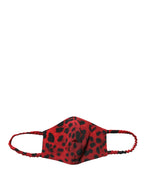 Dolce & Gabbana Red Leopard Print Sheath Long Sleeve Dress