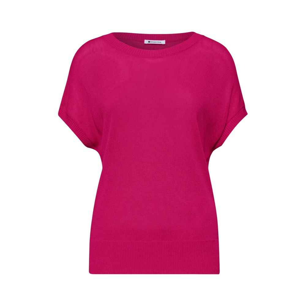 Street One Pink Viscose Sleeveles Sweater