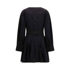 Ganni Black Cotton Casual Dress