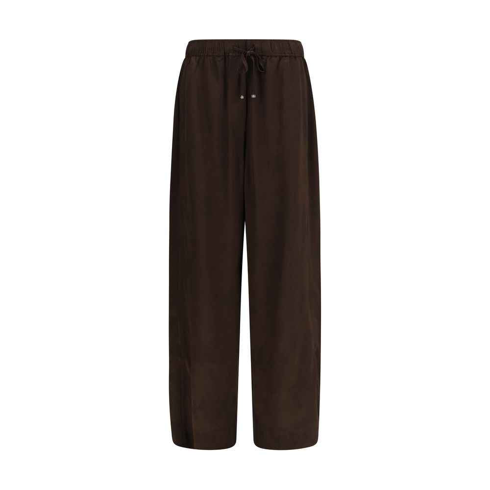 Ganni Brown Acetate Casual Pants