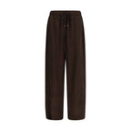 Ganni Brown Acetate Casual Pants