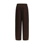 Ganni Brown Acetate Casual Pants