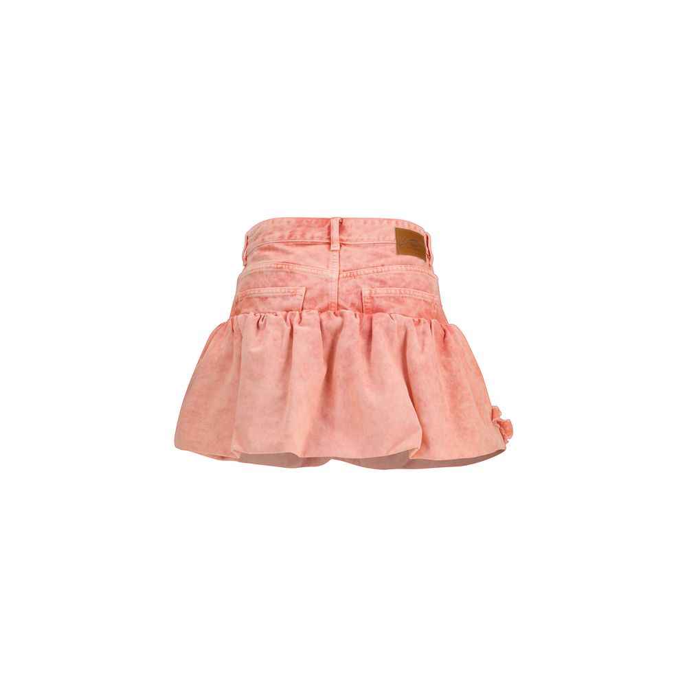 Ganni Multicolor Cotton Mini Skirt