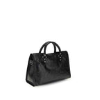 Balenciaga Black Lamb Ovis Aries Aries Shoulder Bag