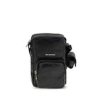 Balenciaga Black Lamb Ovis Aries Aries Shoulder Bag