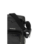 Balenciaga Black Lamb Ovis Aries Aries Shoulder Bag