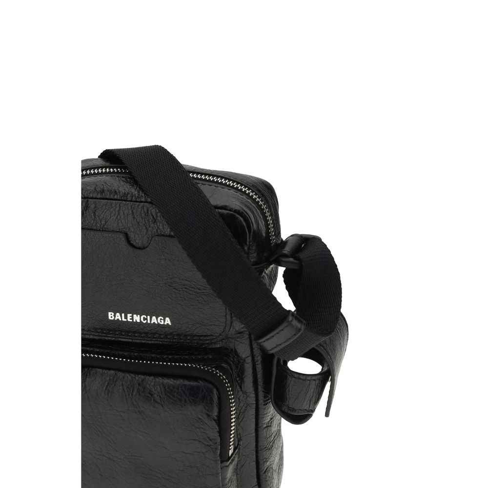 Balenciaga Black Lamb Ovis Aries Aries Shoulder Bag