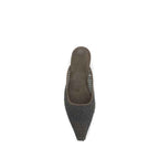 Brunello Cucinelli Brown Calf Leather Bos Taurus Ballet Flats