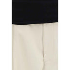 Darkpark Beige Cotton Casual Pants