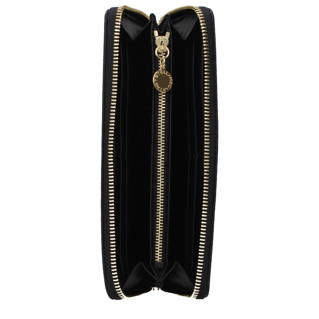 Stella McCartney Black Leather Wallet