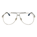 Victoria Beckham Gray Metal Glasses (Frames)