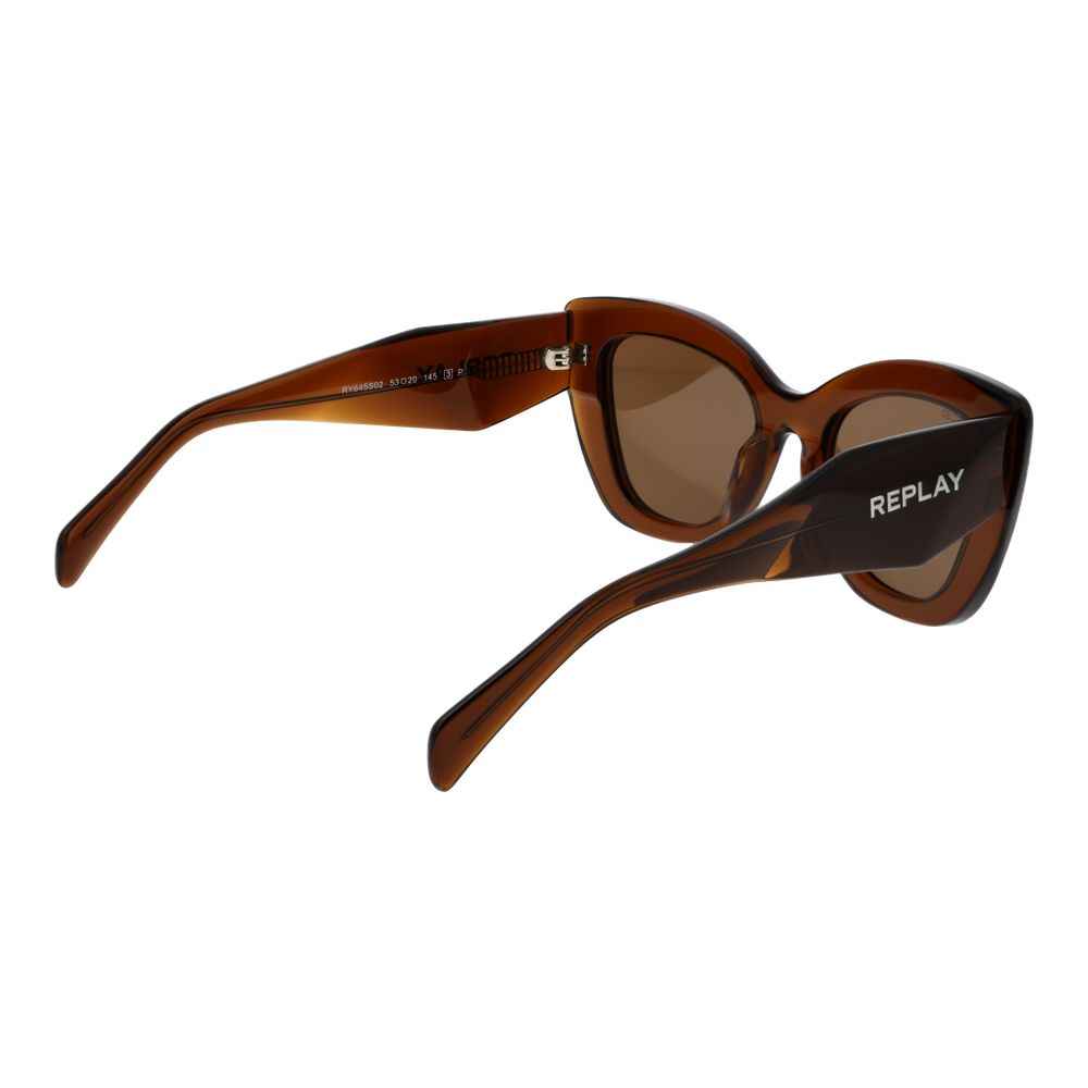 Replay Brown Acetate Sunglasses