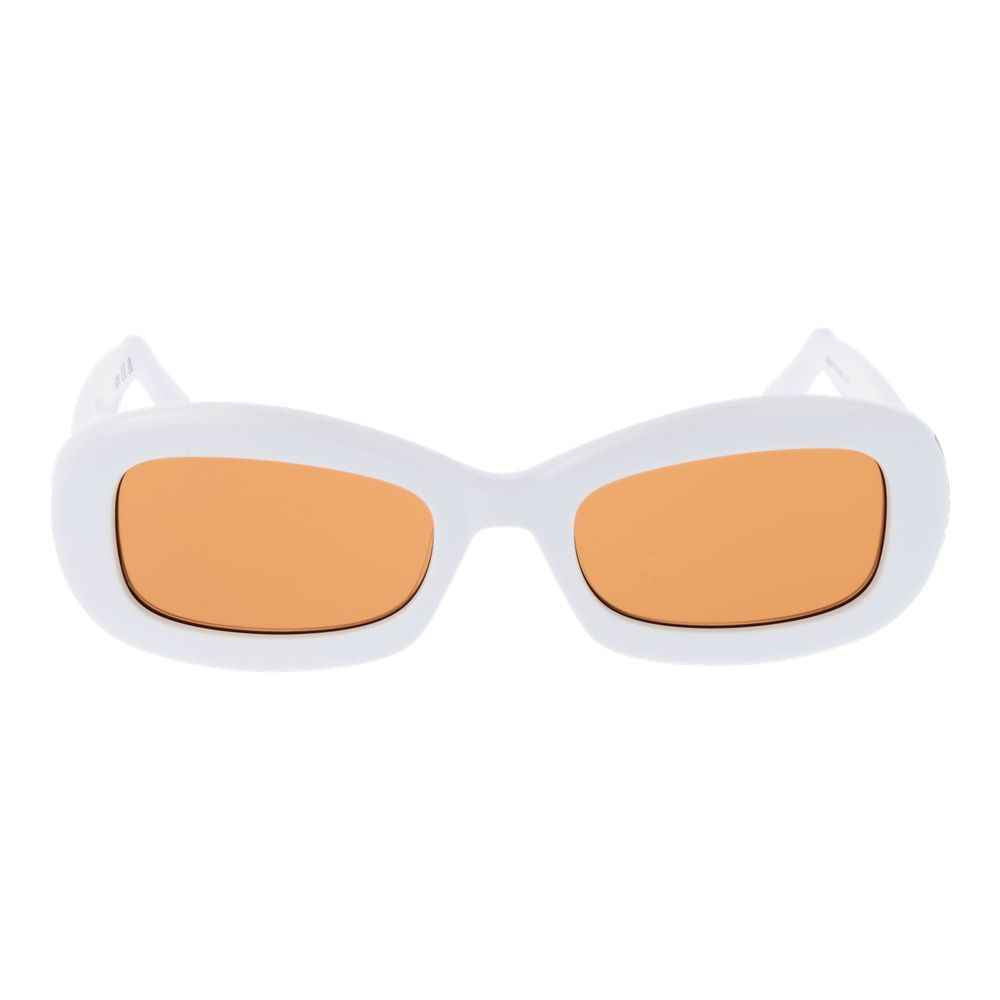 GCDS White Plastic Sunglasses