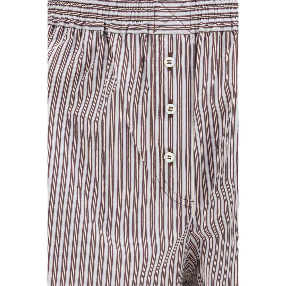 Brunello Cucinelli Multicolor Cotton Bermuda Shorts