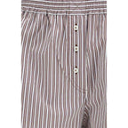 Brunello Cucinelli Multicolor Cotton Bermuda Shorts
