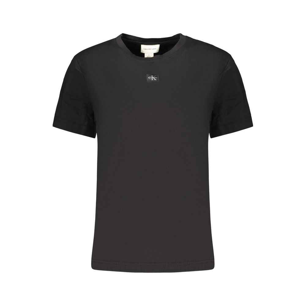 Calvin Klein Black Cotton Womens T-Shirt